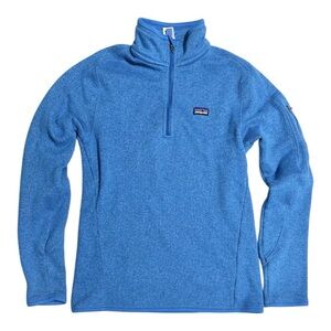 WOMEN'S PATAGONIA BETTER SWEATER FULL ZIP BLUE HEATHER SIZE M